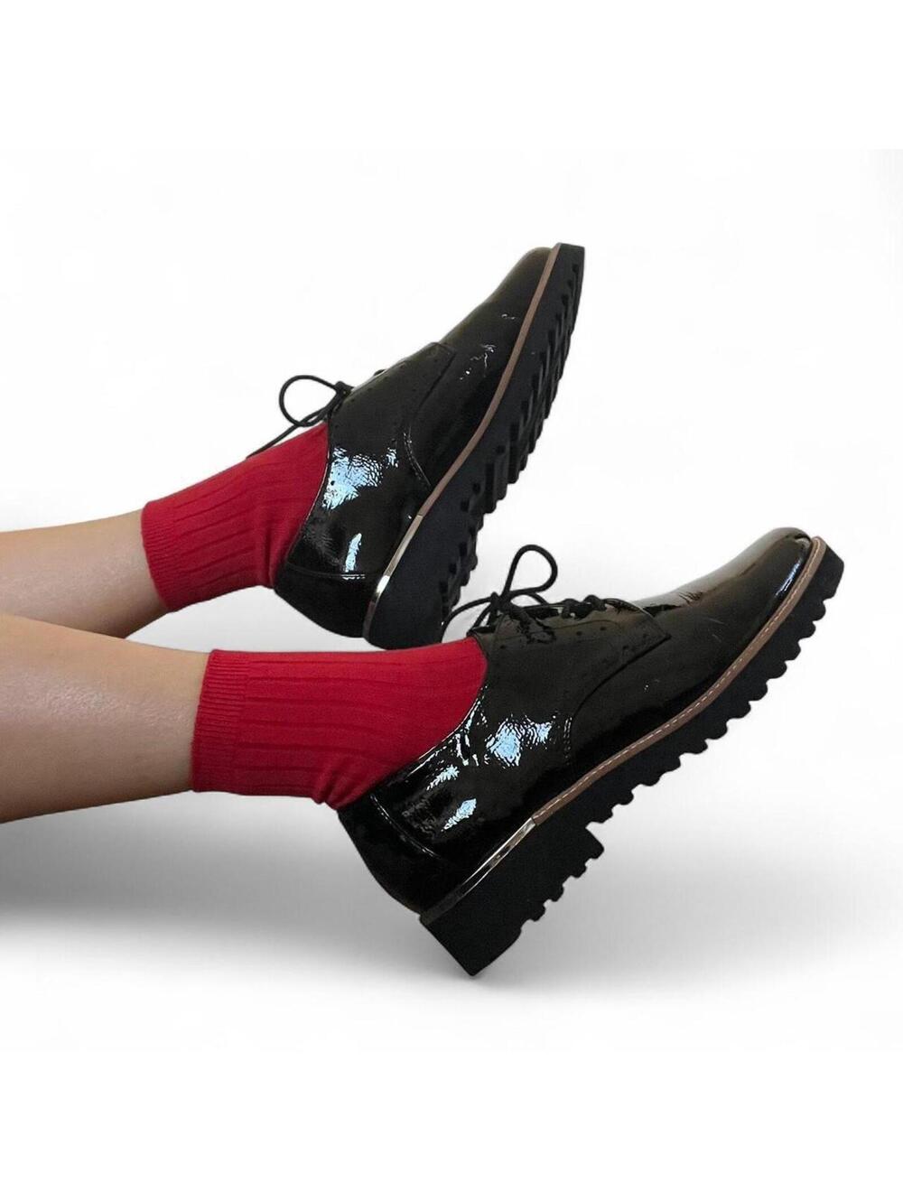 Franco Sarto Women's Black Oxford